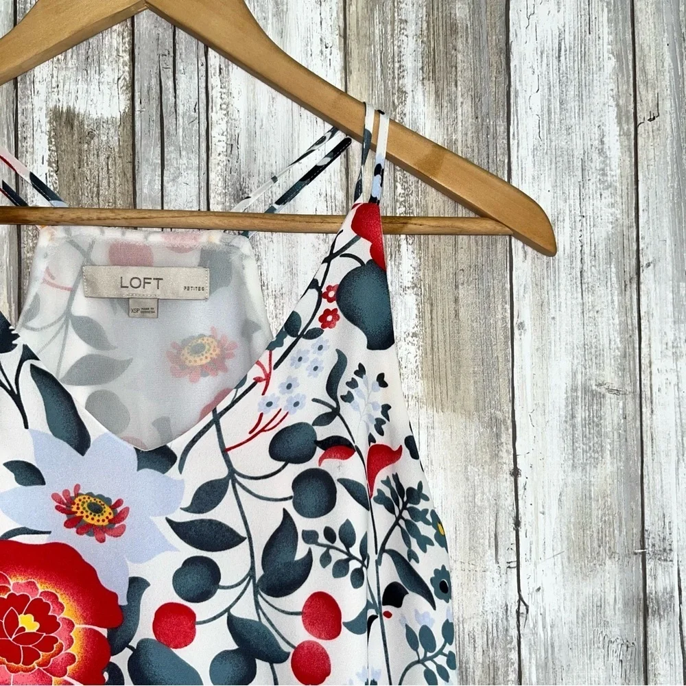 Loft White Floral Tank - Picture 4 of 5